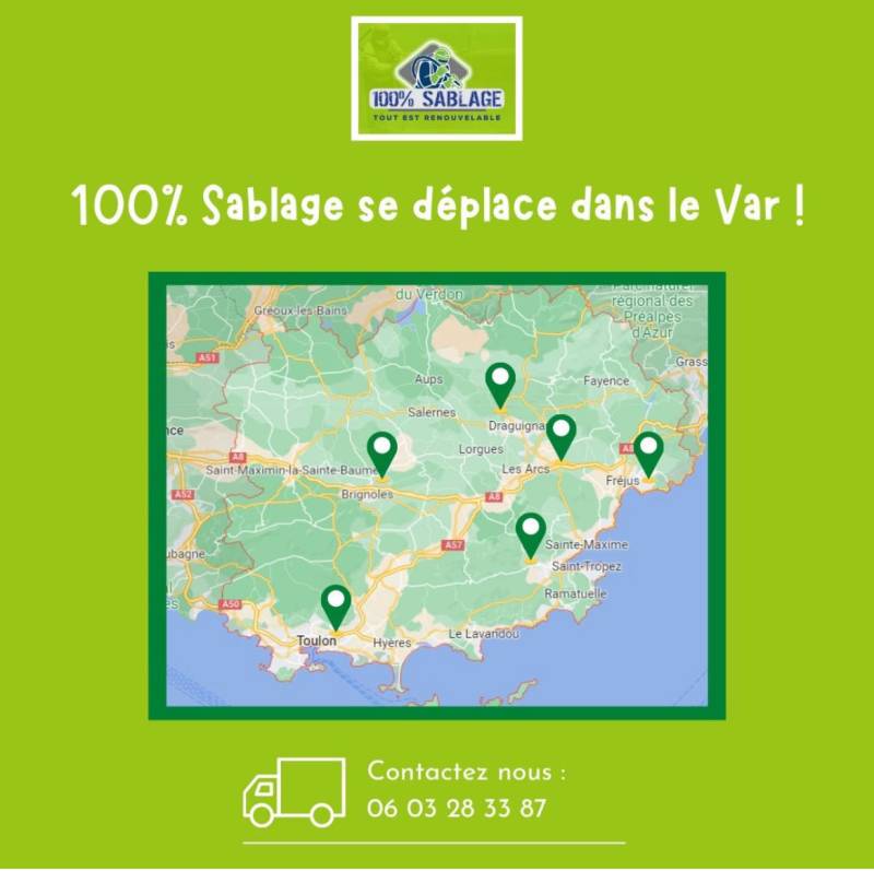 sablage volets bois toulon var