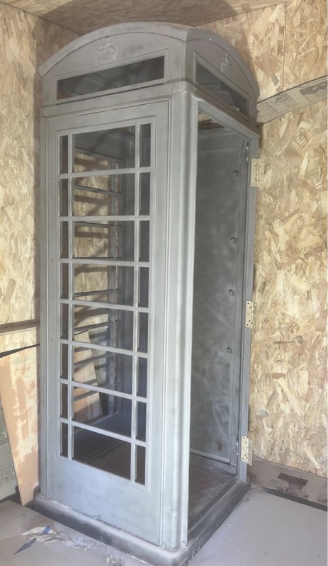 sablage decapage cabine telephonique anglaise toulon var