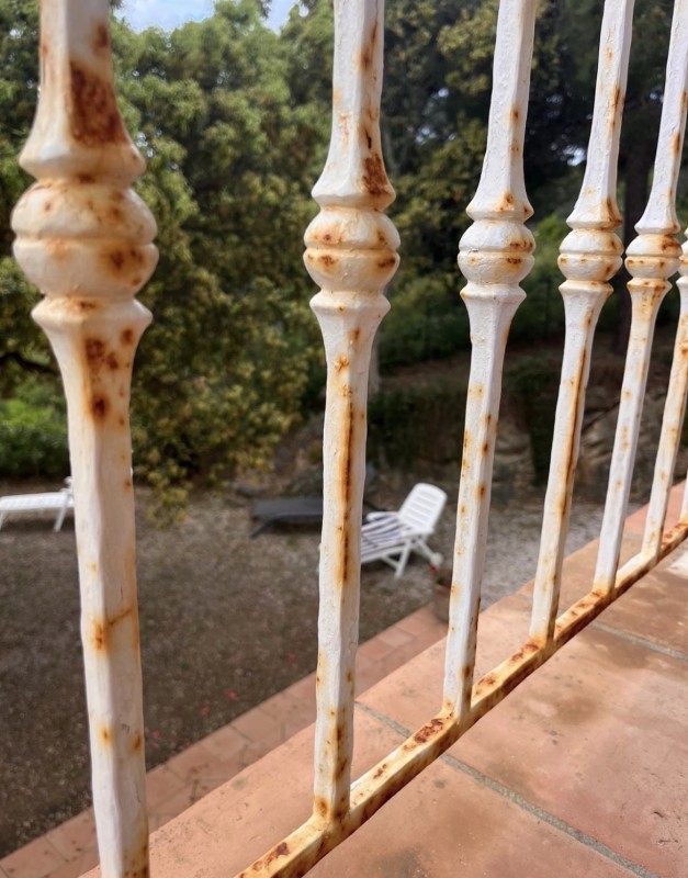 devis renovation de rambarde en ferraille avec rouille frejus