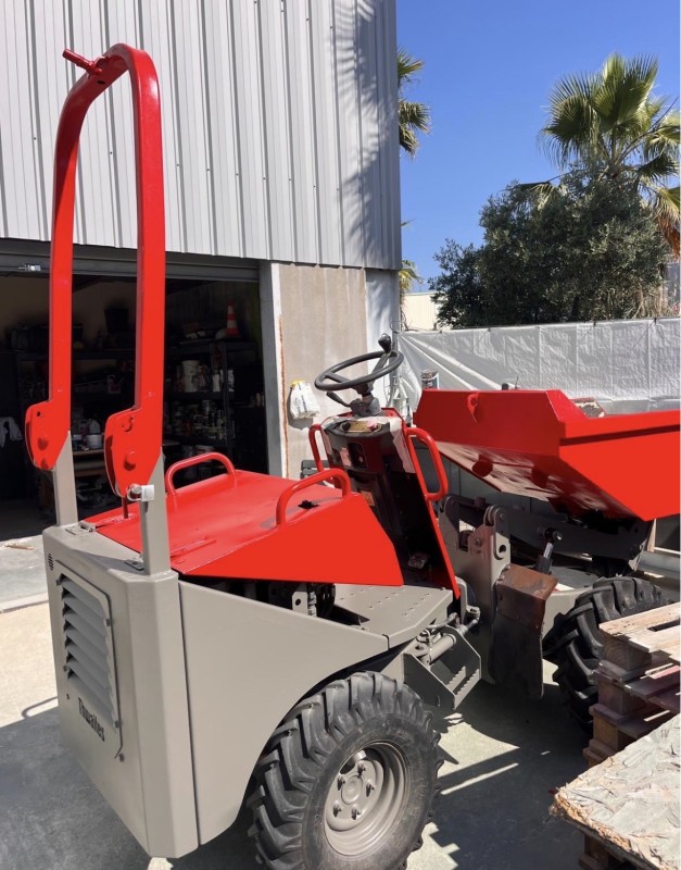 devis peinture sur engin btp sainte maxime