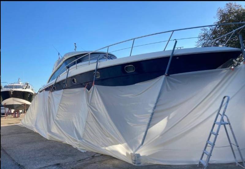 restauration coque bateau professionnelle sainte maxime golfe de saint tropez var