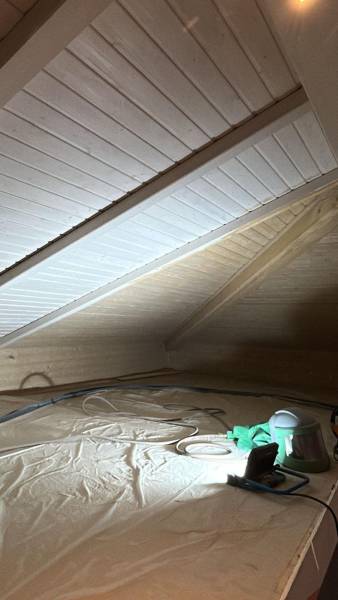 sablage plafond en lambris comble frejus var