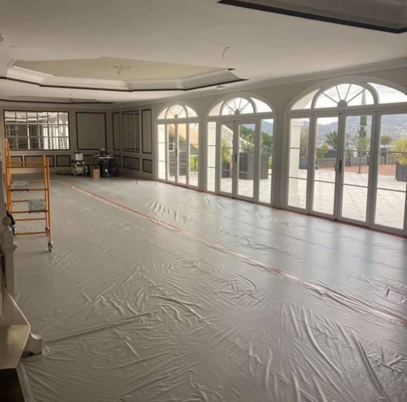 renovation peinture interieure salle de réception sainte maxime var