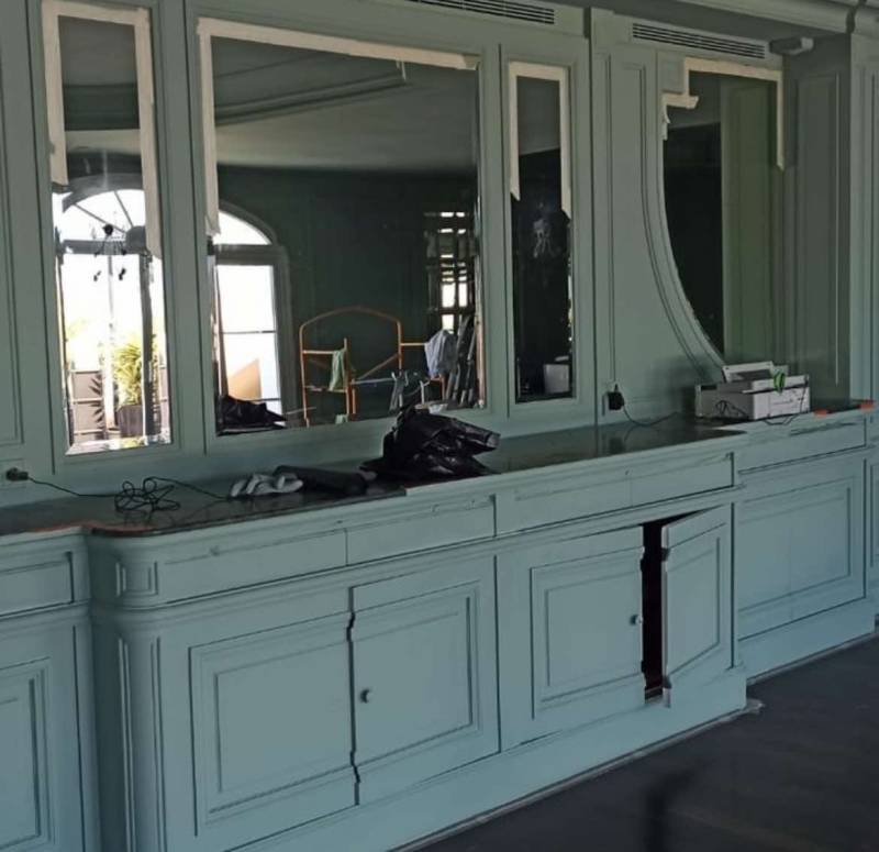 sablage peinture meuble ancien bois fayence montauroux