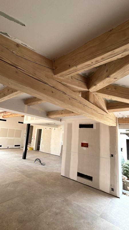 sablage decapage poutre charpente bois grimaud cogolin var