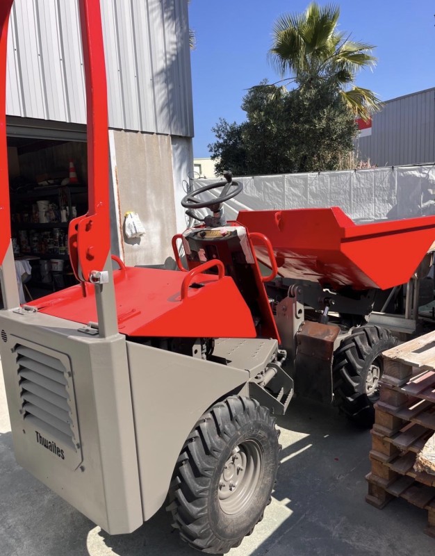 peinture engin btp frejus